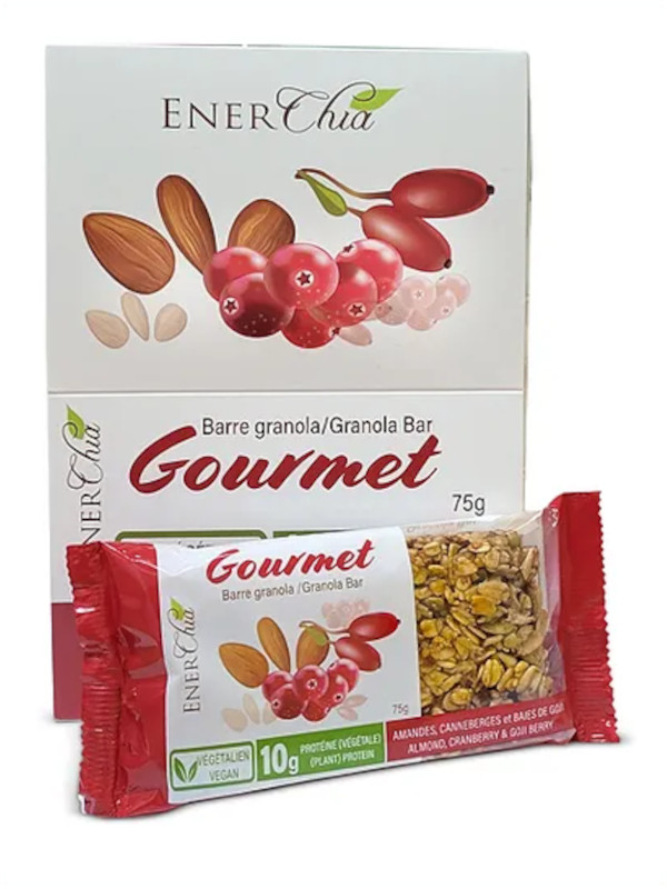 Enerchia - Goji Berry Cranberry Almond Vegan Granola Bar