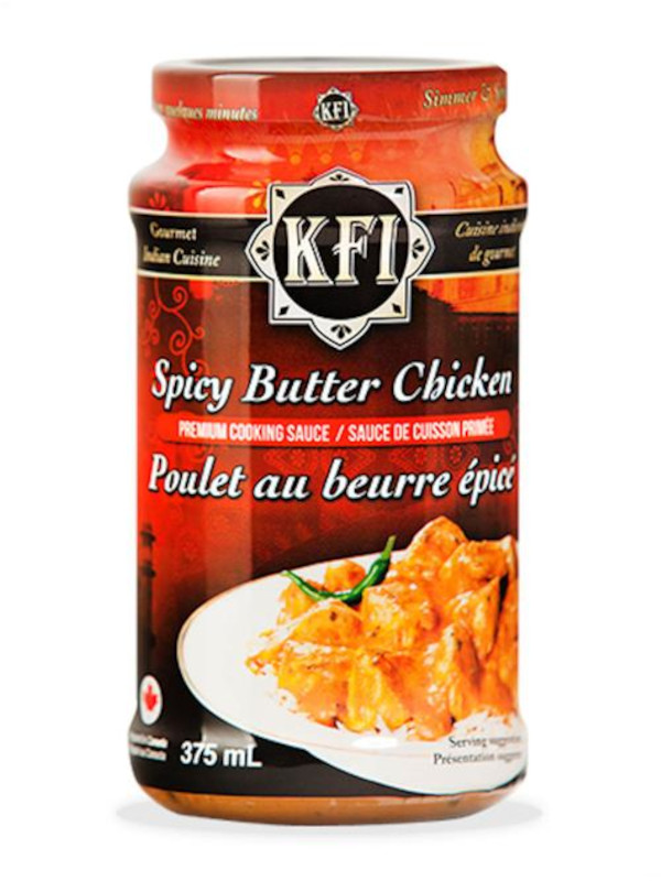 KFI Spicey Butter Chicken Cooking Sauce 375ml