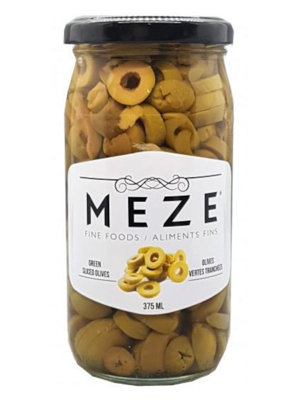 Meze Green Sliced Olives - 375ml