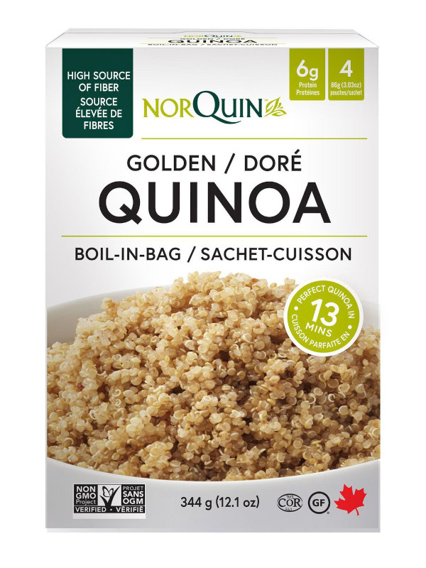 NorQuin Golden Quinoa BoilinBag 4 x 86g Pouches