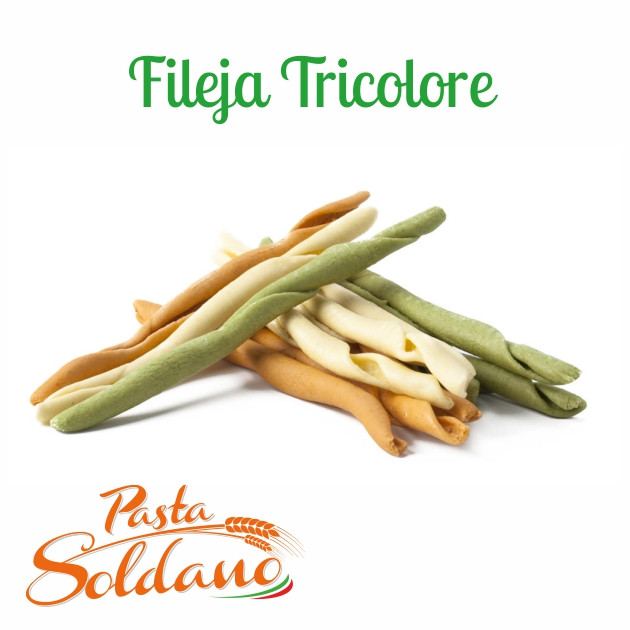 Pasta Soldano Fileja Tricolore - 500g