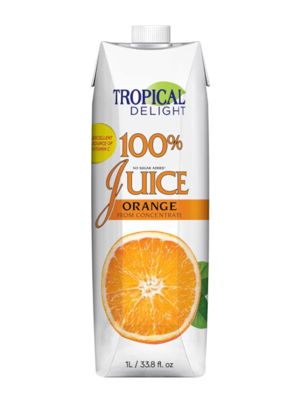 Tropical Delight 100% Orange Juice - 1 Litre